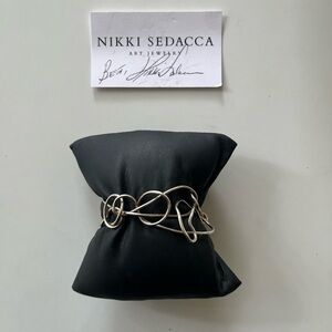 Nikki Sedakka designed sterling silver bracelet